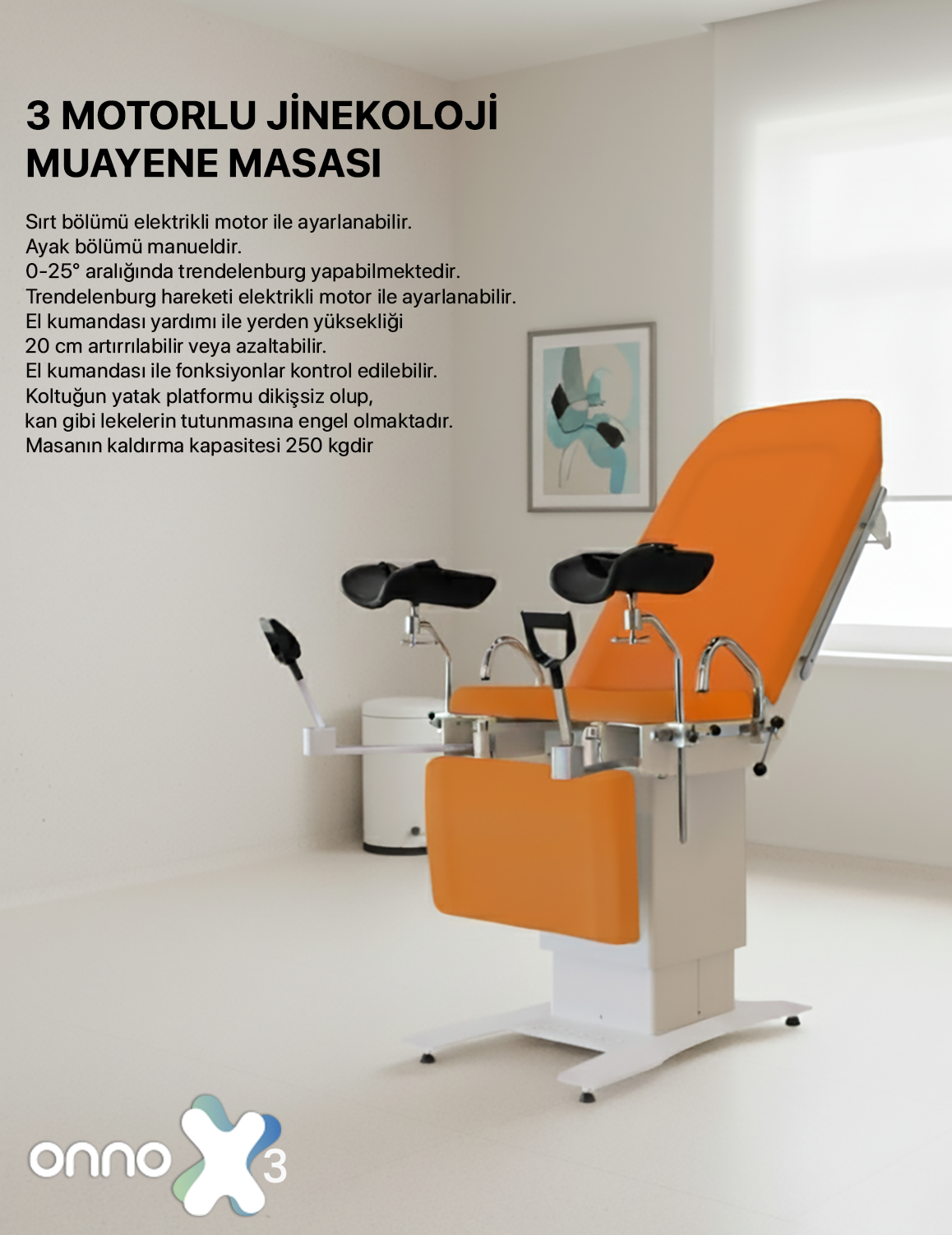   Jinekolojik Muayene Masası