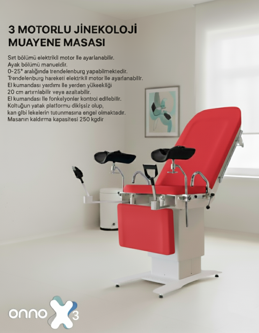  Onno Jinekoloji Muayene Masası